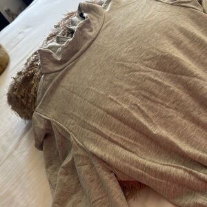 Express Heather Gray Hoodie